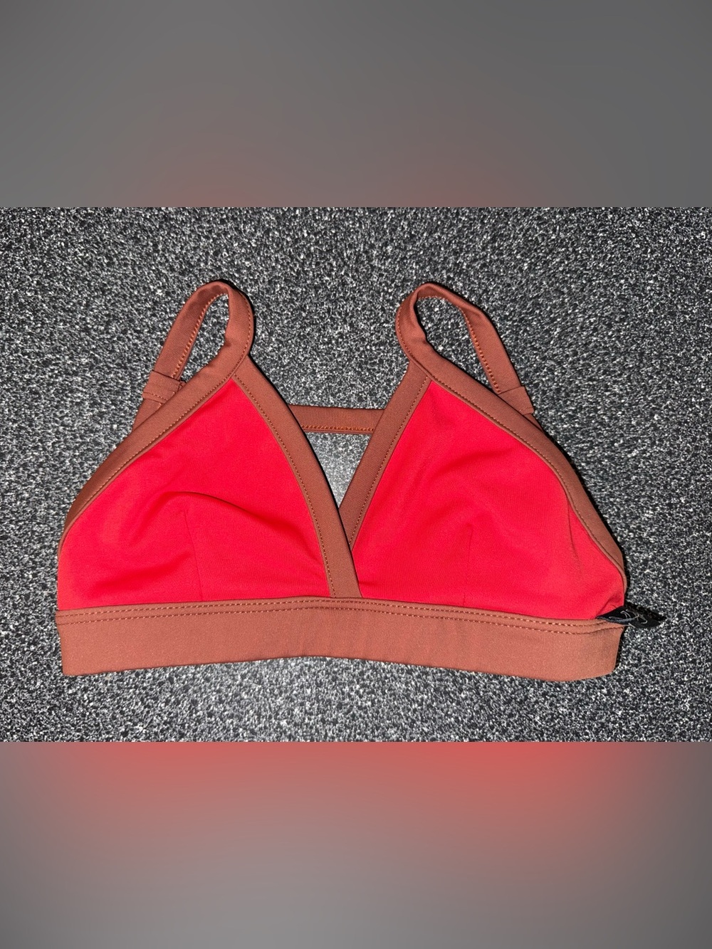Tiger Friday Dance Bra Top Brown/Red Size Child X-Large